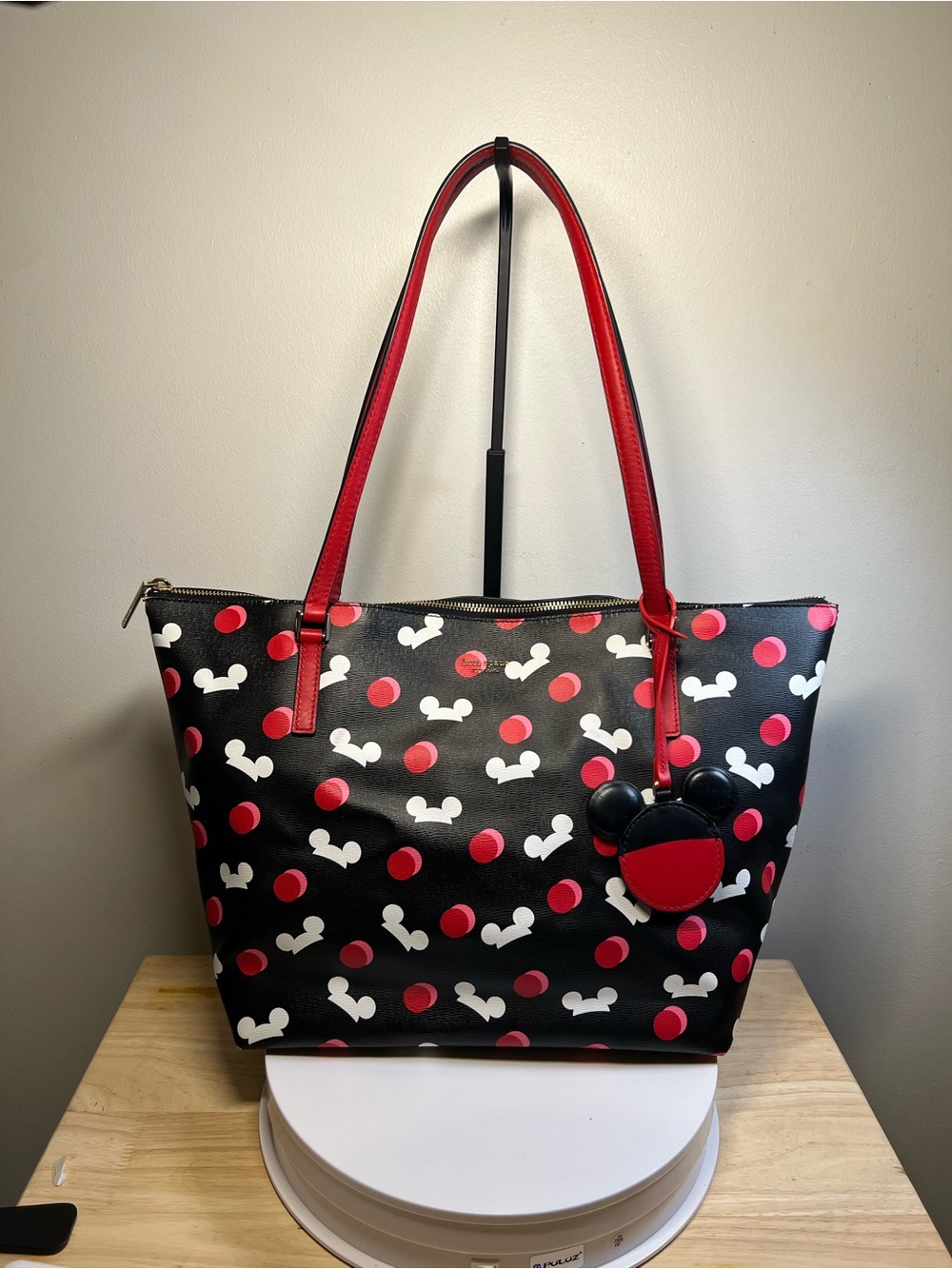 kate spade x Disney Mickey Mouse Ear Large Tote from 2019 EUC